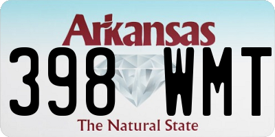 AR license plate 398WMT