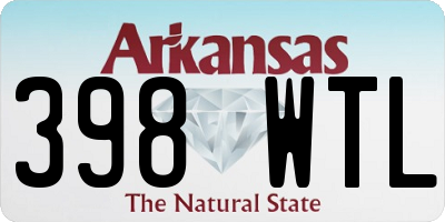 AR license plate 398WTL