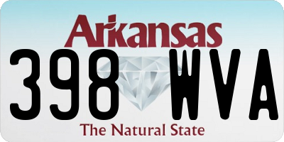 AR license plate 398WVA
