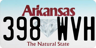 AR license plate 398WVH