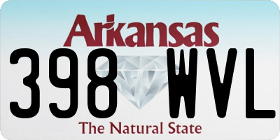 AR license plate 398WVL