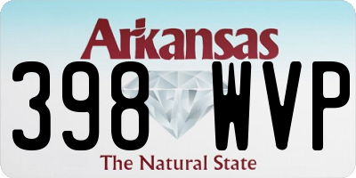 AR license plate 398WVP