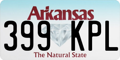 AR license plate 399KPL