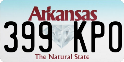 AR license plate 399KPO