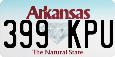 AR license plate 399KPU