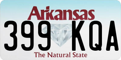 AR license plate 399KQA