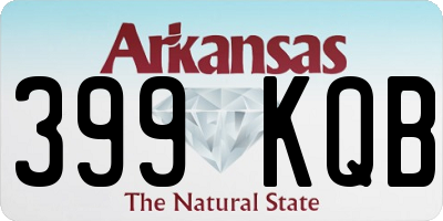 AR license plate 399KQB