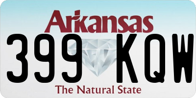 AR license plate 399KQW