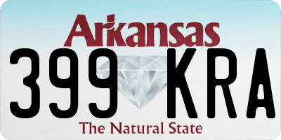 AR license plate 399KRA