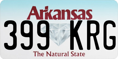 AR license plate 399KRG