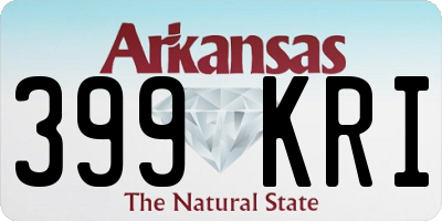 AR license plate 399KRI