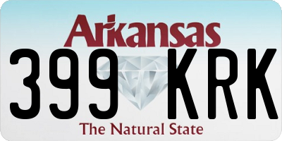AR license plate 399KRK
