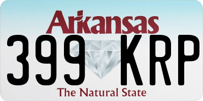 AR license plate 399KRP