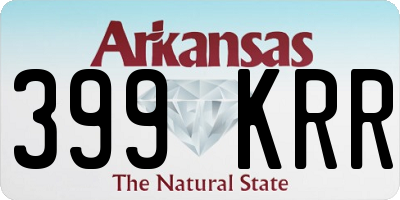 AR license plate 399KRR