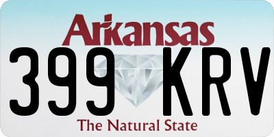 AR license plate 399KRV