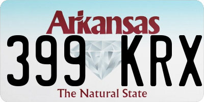 AR license plate 399KRX