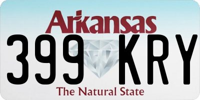 AR license plate 399KRY