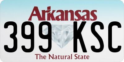 AR license plate 399KSC