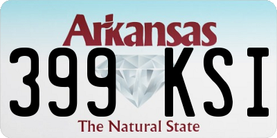 AR license plate 399KSI