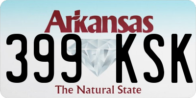 AR license plate 399KSK