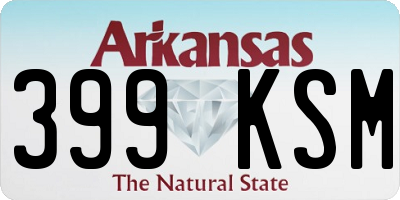 AR license plate 399KSM