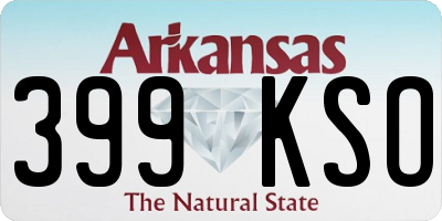 AR license plate 399KSO