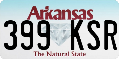 AR license plate 399KSR