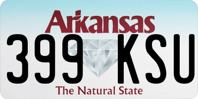 AR license plate 399KSU