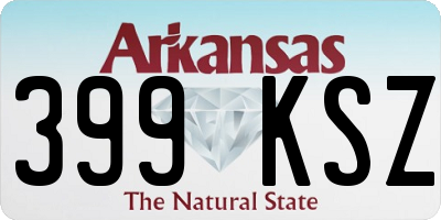 AR license plate 399KSZ