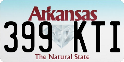 AR license plate 399KTI