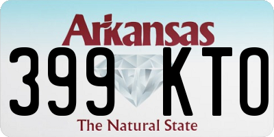 AR license plate 399KTO