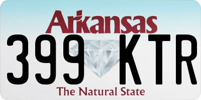 AR license plate 399KTR