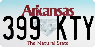 AR license plate 399KTY