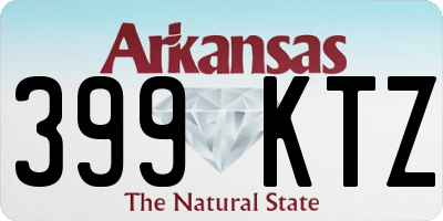 AR license plate 399KTZ