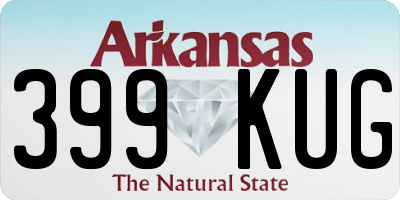 AR license plate 399KUG