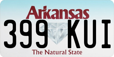 AR license plate 399KUI