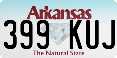 AR license plate 399KUJ