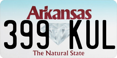AR license plate 399KUL