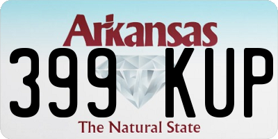 AR license plate 399KUP