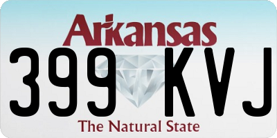 AR license plate 399KVJ
