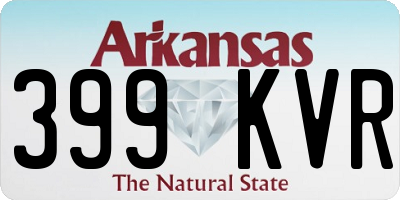 AR license plate 399KVR