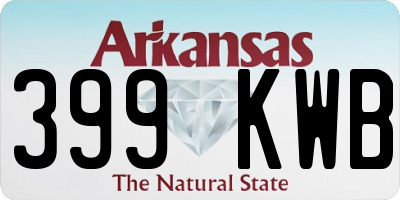 AR license plate 399KWB