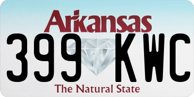 AR license plate 399KWC