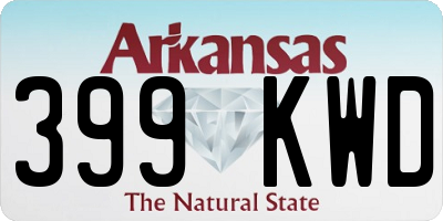 AR license plate 399KWD
