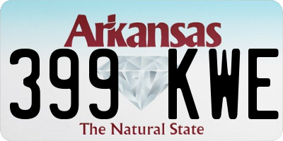 AR license plate 399KWE