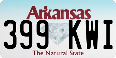 AR license plate 399KWI