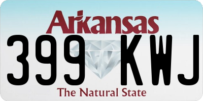 AR license plate 399KWJ