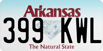 AR license plate 399KWL