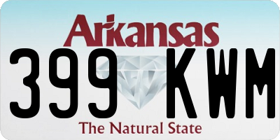 AR license plate 399KWM