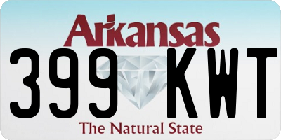AR license plate 399KWT